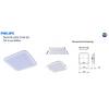 โคมไฟ DOWN LIGHT สี่เหลี่ยม DN027 4 นิ้ว 7W PHILIPS
