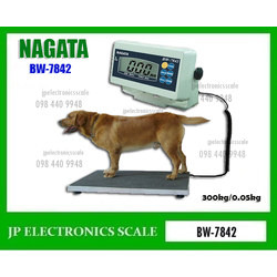 เครื่องชั่งสุนัข เครื่องชั่งสัตว์เลี้ยง ตาชั่งน้ำหนักสัตว์ระบบดิจิตอล 300กิโลกรัม เครื่องชั่งดิจิตอล 300kg เครื่องชั่งน้ำหนักสัตว์ 300kg เครื่องชั่งดิจิตอล 300kg ความละเอียด 50g ยี่ห้อ NAGATA รุ่น BW-7842