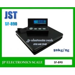 เครื่องชั่งดิจิตอล 50kg ตาชั่งดิจิตอล 50kg เครื่องชั่งน้ำหนักดิจิตอล 50กิโลกรัม เครื่องชั่งดิจิตอล 50กิโล ตาชั่ง 50กิโล ความละเอียด 2g เครื่องชั่ง 50kg ละเอียด 2g ยี่ห้อ JST รุ่น SF-890