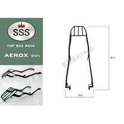 แร็คท้ายมอเตอร์ไซค์ รุ่น Aerox ขายาว