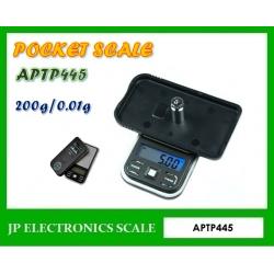 เครื่องชั่งดิจิตอล 200g ตาชั่งดิจิตอล200g เครื่องชั่งดิจิตอล200กรัม ตาชั่ง200กรัม ความละเอียด0.01g เครื่องชั่งดิจิตอล200g*0.01g ยี่ห้อ APTP445 รุ่น APTP445 ขนาดเท่ากล่องไม้ขีดไฟ บางเฉียบพกพาง่าย