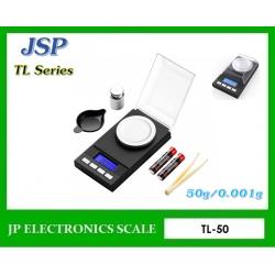 เครื่องชั่งละเอียดสูง50g เครื่องชั่ง ละเอียด50g เครื่องชั่งคุณภาพสูง50กรัม เครื่องชั่งน้ำหนัก50กรัม เครื่องชั่งน้ำหนัก50g ตาชั่ง50กรัม กิโลดิจิตอล50กรัม เครื่องชั่ง50g*0.001g ยี่ห้อ JSP รุ่น TL-50