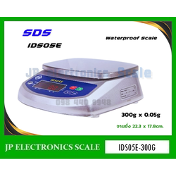 เครื่องชั่งกันน้ำ300กรัม ตาชั่งกันน้ำ300g เครื่องชั่งดิจิตอลกันน้ำ300กรัม เครื่องชั่งดิจิตอล300กรัม เครื่องชั่งกันน้ำกันความชื้น300g เครื่องชั่งสแตนเลส300g เครื่องชั่งน้ำหนักดิจิตอล300g ค่าละเอียด0.05g ยี่ห้อ SDS รุ่น IDS05E SERIES ขนาดถาด 178*223mm.