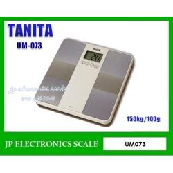 เครื่องชั่งน้ำหนักบุคคล150กิโลกรัม เครื่องชั่งน้ำดิจิตอล150กิโล เครื่องชั่งบุคคล150กิโล ตาชั่งน้ำหนักคน150กิโล เครื่องชั่งน้ำหนักคน 150kg ค่าละเอียด 100g ยี่ห้อ TANITA รุ่น UM-073 (วิเคราะห์ มวลไขมัน มวลน้ำ มวลกล้ามเนื้อ)