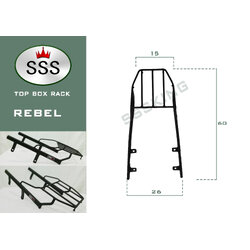 แล็คท้ายมอเตอร์ไซค์ รุ่น Rebel