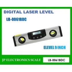 เครื่องวัดระดับน้ำดิจิตอล ฐานแม่เหล็ก 9" พร้อมเลเซอร์ทำระดับ ELeveL 9 INCH DIGITAL LASER LEVEL รุ่น LB-0061BDC