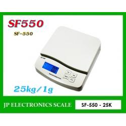 เครื่องชั่งดิจิตอล 25kg ตาชั่งดิจิตอล25kg เครื่องชั่งน้ำหนักดิจิตอล 25กิโลกรัม เครื่องชั่งดิจิตอล25กิโล ตาชั่ง25กิโล ความละเอียด 1g เครื่องชั่ง25kg*1g ยี่ห้อ SF-550 รุ่น SF-550