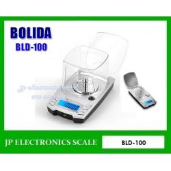 เครื่องชั่งละเอียดสูง100g เครื่องชั่งแบบพกพา100g เครื่องชั่งน้ำหนัก100กรัม เครื่องชั่งน้ำหนัก100g ตาชั่ง100กรัม เครื่องชั่ง100g ละเอียด 0.001g ยี่ห้อ BOLIDA รุ่น BLD-100