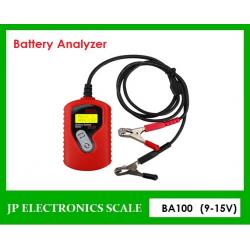 เครื่องวัดแบตเตอรี่ เครื่องวิเคราะห์แบตเตอรี่ วัดแบตเตอรี่ 9V-15V Battery Analyzer CCA, DIN, EN and IECDigital battery tester & anylyzer BA100
