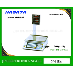 เครื่องชั่งคำนวณราคา30kg เครื่องชั่งคิดราคา30kg เครื่องชั่ง30กิโลกรัม เครื่องชั่งน้ำหนัก30กิโล เครื่องชั่งน้ำหนัก30kg ตาชั่ง30กิโล กิโลดิจิตอล30กิโล เครื่องชั่ง30kg ค่าละเอียด5g ยี่ห้อ NAGATA รุ่น SP-88RM จานชั่งสแตนเลส 240x290mm.