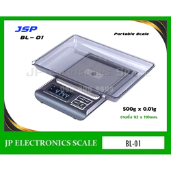 เครื่องชั่งแบบพกพา500g เครื่องชั่งดิจิตอล500กรัม ตาชั่งพกพา500g เครื่องชั่งเล็กดิจิตอล500กรัม เครื่องชั่ง500g ละเอียด 0.01g ยี่ห้อ JSP รุ่น BL-01