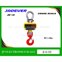 เครื่องชั่งแขวน15ตัน เครื่องชั่งแขวนดิจิตอล15ตัน เครื่องชั่งดิจิตอลแบบแขวน15ตัน เครื่องชั่งแขวน15ตัน เครื่องชั่งแขวนพร้อมรีโมทคอนโทรล15ตัน ตาชั่งแขวน15ตัน ละเอียด5กิโลกรัม เครื่องชั่งแขวน JADEVER รุ่น JC-II-15000 (ผ่านตรวจรับรอง กรมชั่ง ตวง วัด)