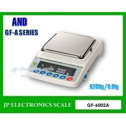เครื่องชั่งละเอียดสูง6200g เครื่องชั่ง ละเอียด6200g เครื่องชั่งคุณภาพสูง6200กรัม เครื่องชั่งน้ำหนัก6200กรัม เครื่องชั่งน้ำหนัก6200g ตาชั่ง6200g กิโลดิจิตอล6200กรัม เครื่องชั่ง6200g*0.01g ยี่ห้อ AND รุ่น GF-6002A ขนาดจานชั่ง165*165mm.