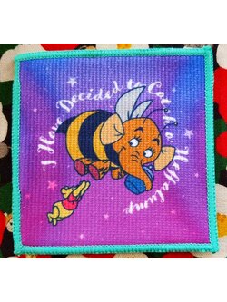 ที่รองแก้ว ผ้ารองแก้ว Disney Winnie The Pooh หมีพูห์ ลัมปี้ ช้างน้อย จากญี่ปุ่น น่ารักมากๆ ซักได้ Size : 10.5 x 10.5 cm