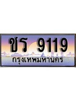 ขายทะเบียนรถ 9119 ป้ายประมูล – พร้อมส่งมอบ ในราคาพิเศษ ,ชร 9119