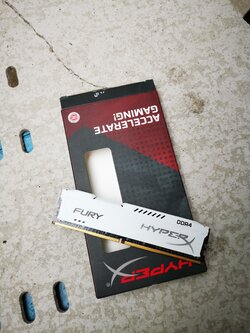 Ram Kingston Hyper X DDR4 16G(16*1) Bus2666 (White)