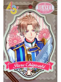Travel sticker Itaru Chigasaki สติ๊กเกอร์ ตกแต่ง จากญี่ปุ่น Size : 12.5 x 9.5 cm