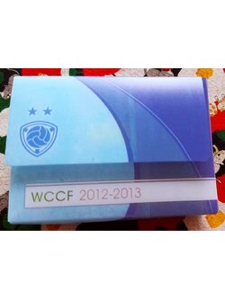 กล่อง ใส่ การ์ด นามบัตร ใส่ของ พกพา WCCF จากญี่ปุ่น World Club Champion Football ฟุตบอล Size : 10 x 7.5 cm