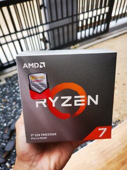 CPU AMD RYZEN 7 3700X *แกะจากคอมประกอบ