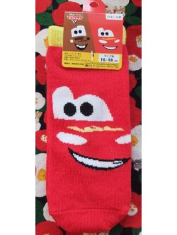 Disney Cara คาร์ ถุงเท้า ของแท้จากญี่ปุ่น ผ้าดีนุ่มใส่สบาย ลายสกรีนสวย ใช้ดี ใช้ทน Size : 16-18 cm