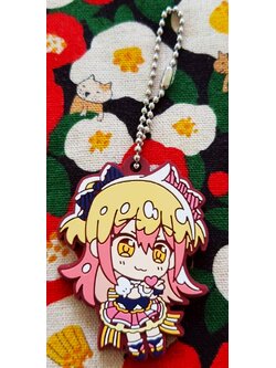 พวงกุญแจ Kizuna AI คิซึนะ ไอ เวอร์ชวล ยูทูบเบอร์ Virtual YouTuber จากญี่ปุ่น Size : 5 cm