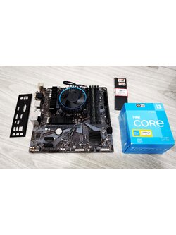 เซ็ตมัดรวม บอร์ด B660M + i3 12100F + Ram 32(32*1)/2666