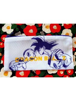 Dragon ball กระเป๋าใส่ของ ใส่เครื่องเขียน ดราก้อนบอล BANDAI จากญี่ปุ่น Size : 18.5 x 9.5 cm