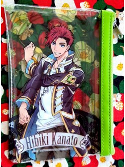 กระเป๋า เครื่องเขียน เครื่องสำอาง มีซิป Hibiki Kanato จากญี่ปุ่น Size : 18.5 x 13 cm