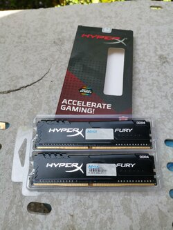Ram Kingston Hyper X Fury DDR4 8GB(4GBx2)/2400