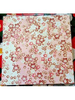 Origami paper กระดาษพับ โอริกามิ ลายญี่ปุ่น สวยมาก หายากมากๆ จากญี่ปุ่น Size : 15 x 15 cm 2 ลาย 30 แผ่น