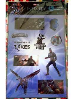 Sticker สติ๊กเกอร์ Marvel Studios The Infinity SAGA กัปตันอเมริกา Avengers จากญี่ปุ่น Size ทั้งแผ่น : 21 x 35 cm