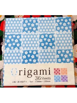 Origami paper กระดาษพับ โอริกามิ ลายญี่ปุ่น สวยมาก หายากมากๆ จากญี่ปุ่น Size : 15 x 15 cm 36 แผ่น