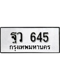 เลขมงคล 645 – หมวดทะเบียนที่ชอบ - ฐว 645 โดย บริษัท ออนไลน์ขายดี จำกัด,