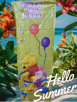 Disney Winnie The pooh แพ ลม แพเป่าลม แพเล่นน้ำ หมีพูห์ จากญี่ปุ่น Size : 175 x 69 cm ลายสวย แพใหญ่น่ารัก