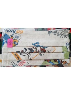 หน้ากากผ้าลาย ทอยสตอรี่ จากญี่ปุ่น ซักได้ค่ะ Size : 17 x 18.5 cm