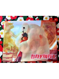 BIG HERO 6 BAYMAX กระเป๋ามีซิป ใส่ ของใช้ เครื่องเขียน เครื่องสำอาง บิ๊กฮีโร่ จากญี่ปุ่น Size : 24 x 18 cm