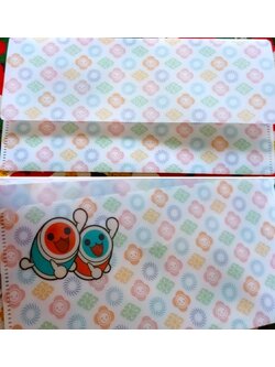 MASK CASE nsw bandai nsw taiko 6 ซองใส่แมสพกพา จากญี่ปุ่น น่ารักมากค่ะ ใส่ Ticket / หน้ากาก / ของพกพา MADE IN JAPAN 11.5 x 20.5 cm