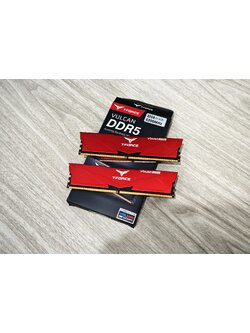 RAM TEAMGROUP T-FORCE VULCAN DDR5 32GB(16*2)/5200 RED