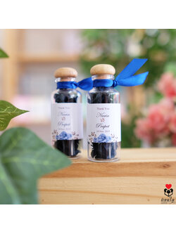 ของชำร่วยงานแต่ง บุหงาหอมในขวดแก้ว จุกไม้ ความหมายดี เป็นสิริมงคล กลิ่นหอม แฮนเมด