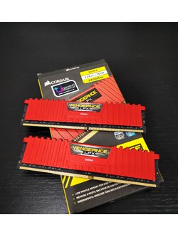 RAM Corsiar VENGEANCE LPX DDR4 16GB(8*2)/2400 (Red)