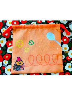 โอบุงุ Obungu กระเป๋าหูรูด ถุงหูรูด ถุงผ้า จากญี่ปุ่น Size : 20 x 20 cm