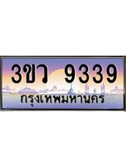 เลขทะเบียนรถ 9339 , เลขประมูล ทะเบียนสวย จากกรมขนส่ง - 3ขว 9339