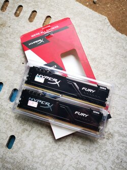 Ram Kingston Hyper-X FURY DDR4 16GB(8GBX2)/3200