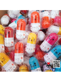 ของชำร่วยปากกาแคปซูล เริ่มต้น 6 บาท พร้อมใส่ถุงใส ติดสติ๊กเกอร์ป้ายชื่อ ใช้งานได้จริง