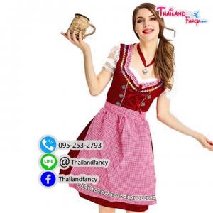 ชุดเมด Maid แม่บ้าน ชุดเทศกาลเบียร์ Oktoberfest