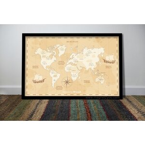 กระดานสะสมแม่เหล็กพิมพ์พื้น 80x120 MAP18