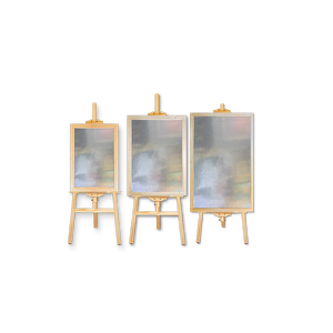 กระดานบรอนซ์ + ขาตั้งปรับระดับได้