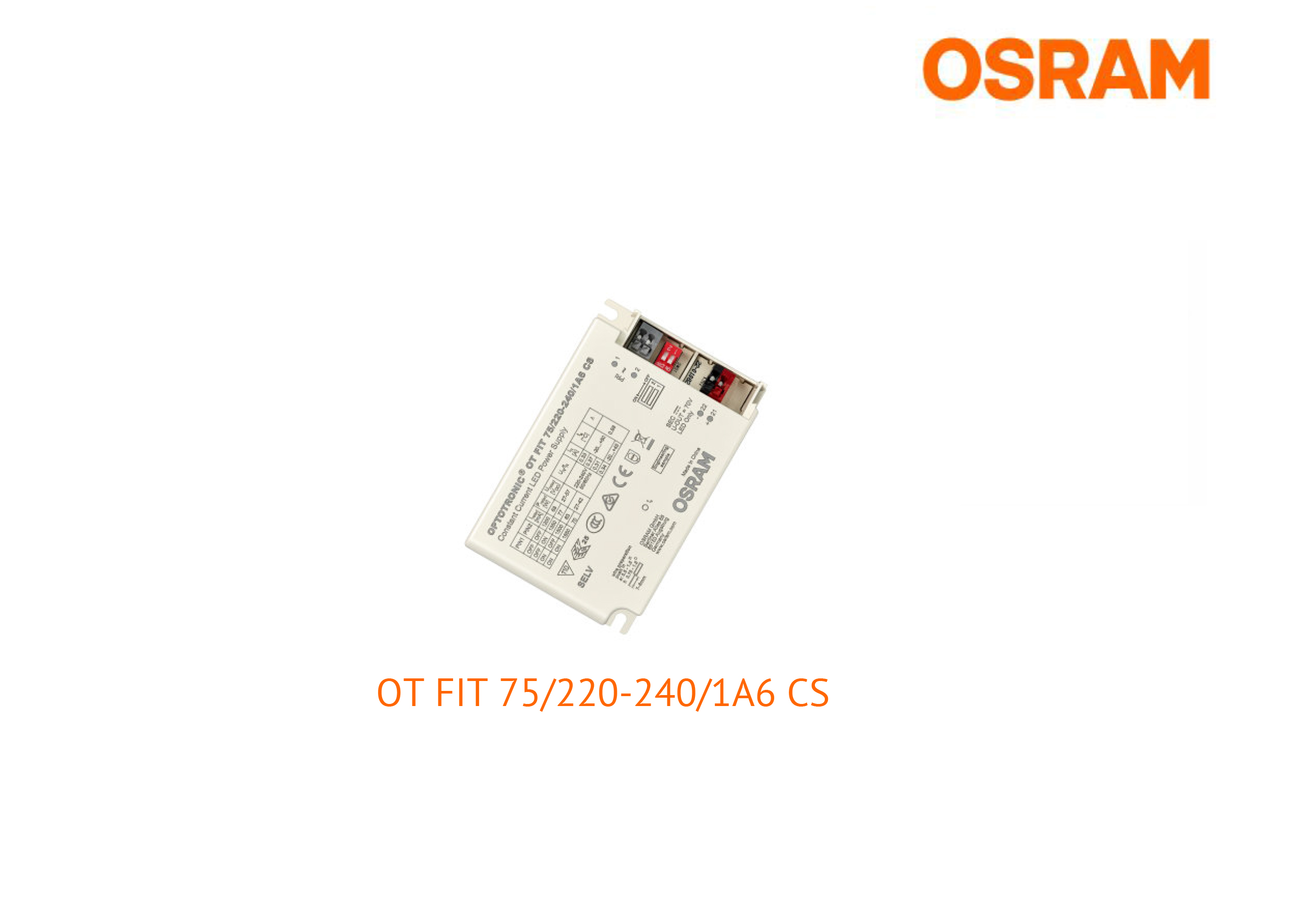 DRIVER LED OT FIT 75/220-240/1A6 CS OSRAM