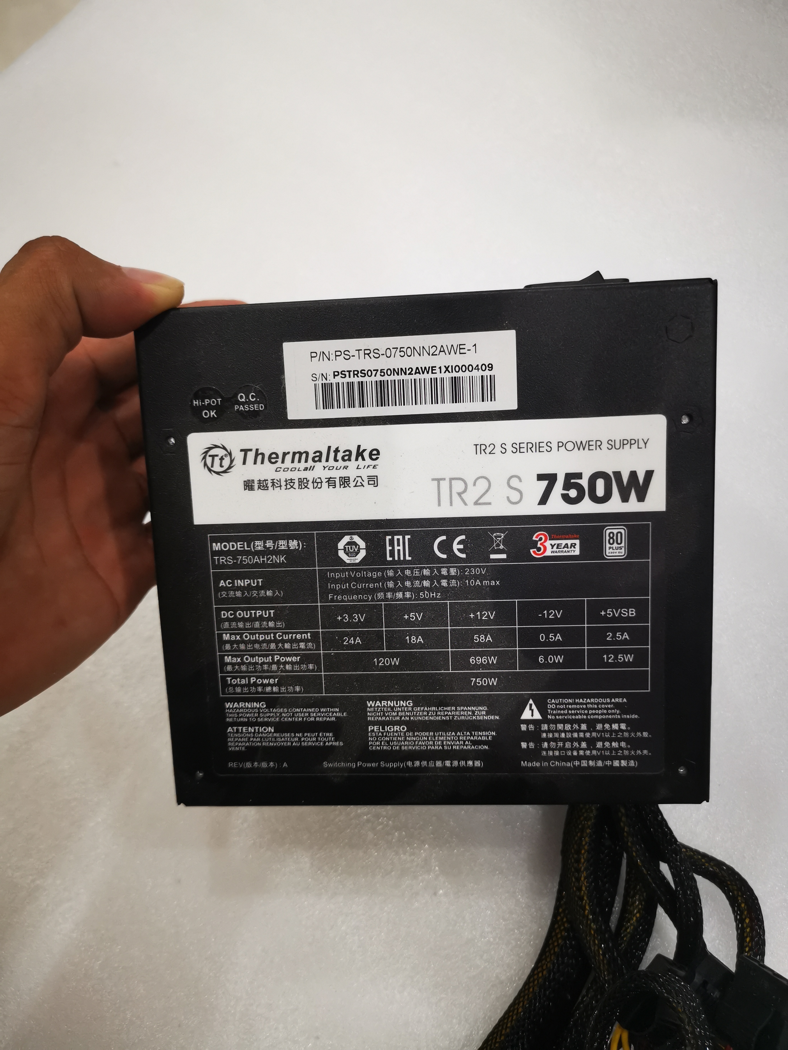 PSU THERMALTAKE TR2 750W