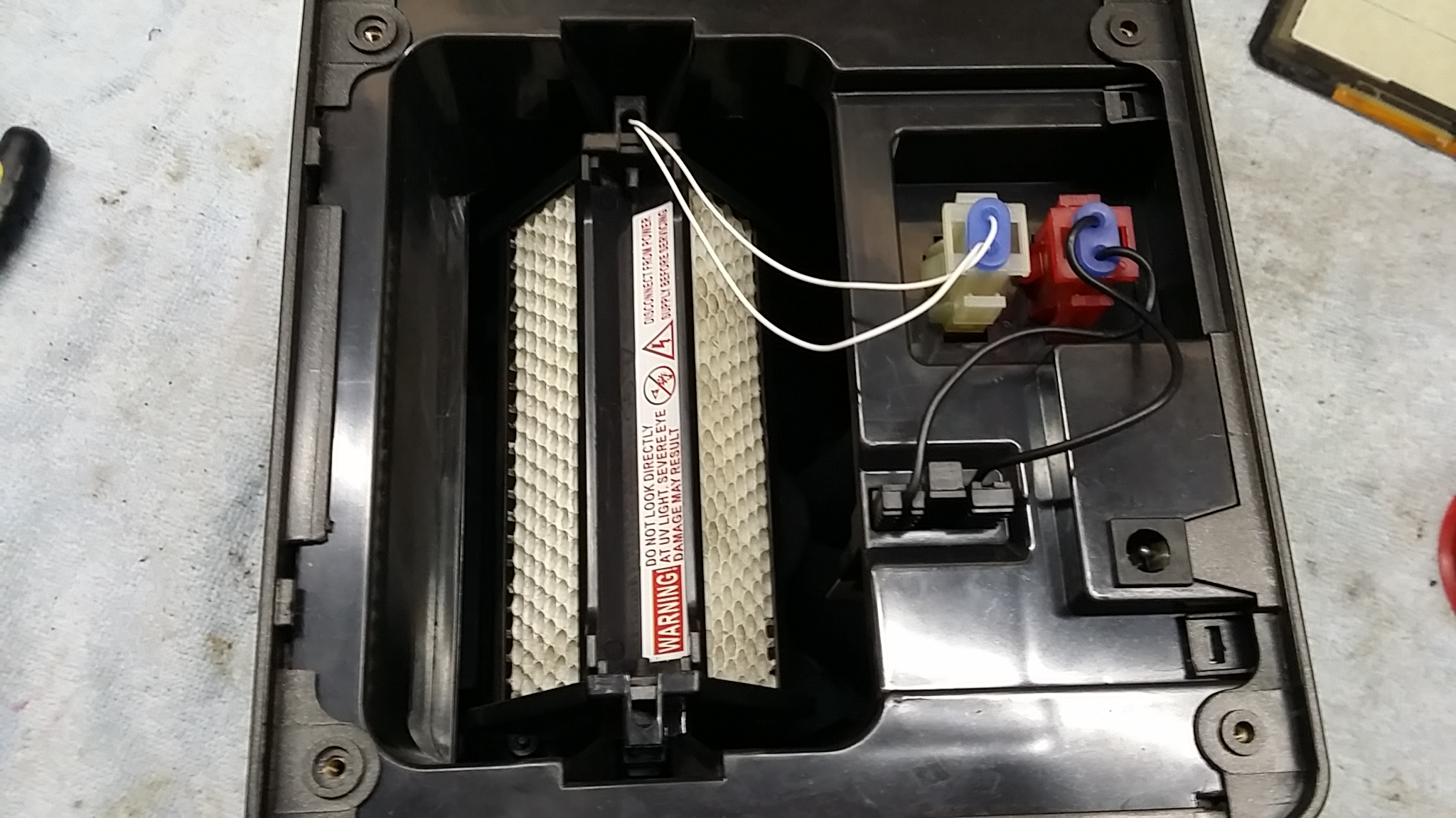 ซ่อมเครื่องฟอกอากาศฆ่าเชื้อ ยี่ห้อ Vollara รุ่น NOVUS AIR II อาการเครื่องเปิดไม่ติด